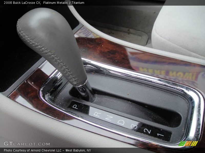 Platinum Metallic / Titanium 2008 Buick LaCrosse CX