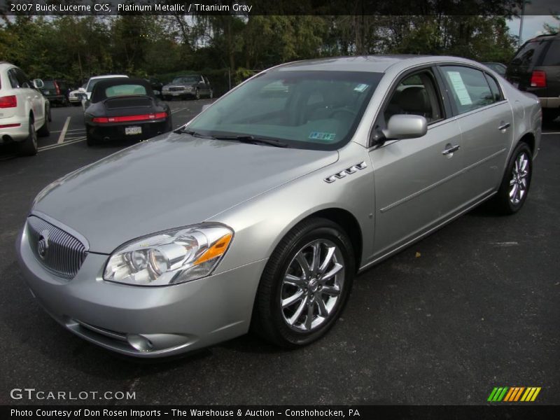 Platinum Metallic / Titanium Gray 2007 Buick Lucerne CXS