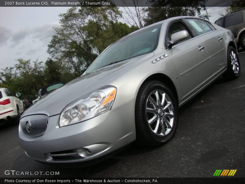 Platinum Metallic / Titanium Gray 2007 Buick Lucerne CXS