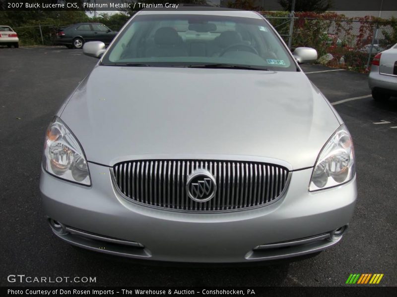 Platinum Metallic / Titanium Gray 2007 Buick Lucerne CXS