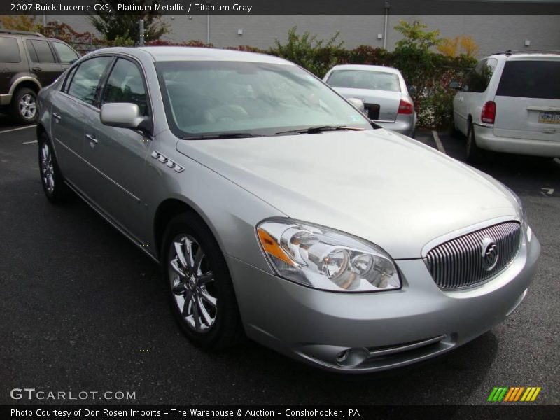 Platinum Metallic / Titanium Gray 2007 Buick Lucerne CXS