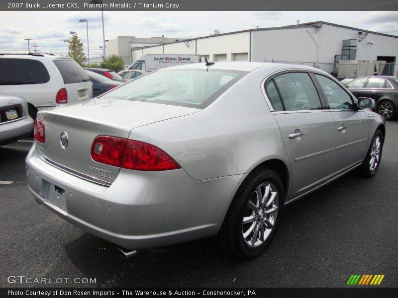 Platinum Metallic / Titanium Gray 2007 Buick Lucerne CXS