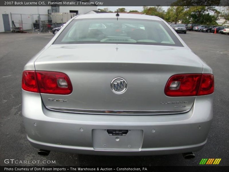 Platinum Metallic / Titanium Gray 2007 Buick Lucerne CXS