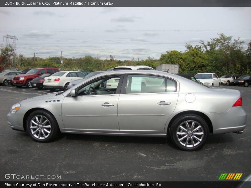 Platinum Metallic / Titanium Gray 2007 Buick Lucerne CXS