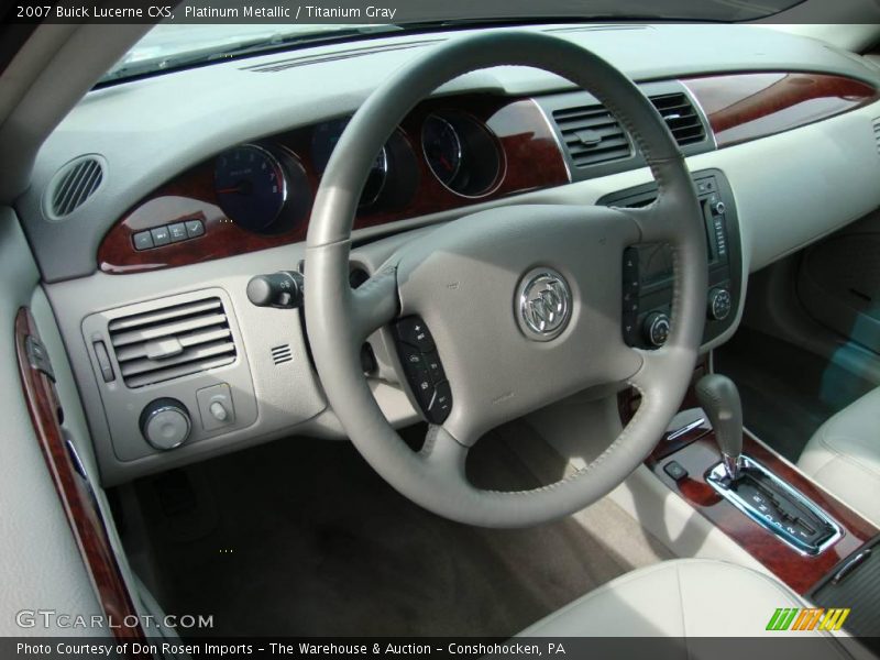 Platinum Metallic / Titanium Gray 2007 Buick Lucerne CXS