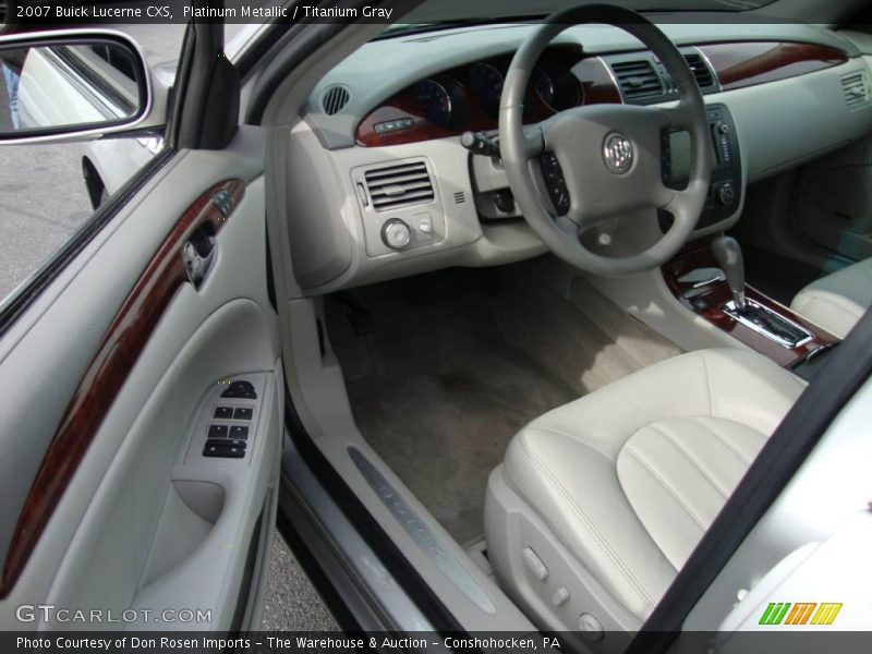 Platinum Metallic / Titanium Gray 2007 Buick Lucerne CXS