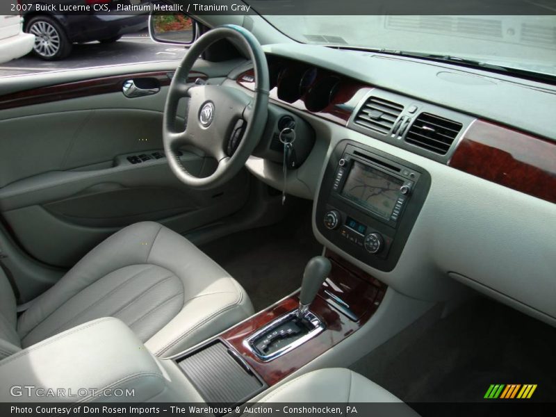 Platinum Metallic / Titanium Gray 2007 Buick Lucerne CXS