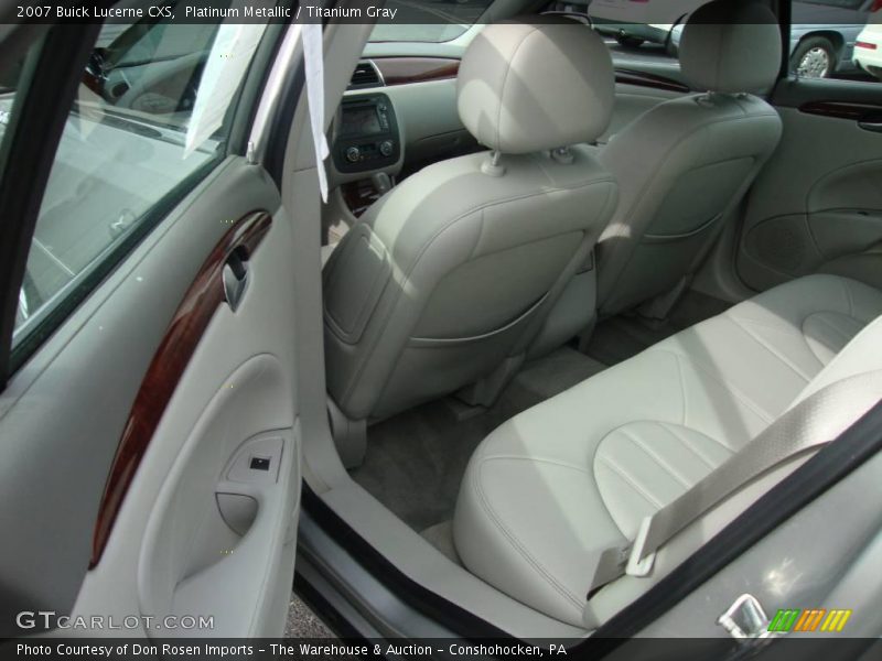 Platinum Metallic / Titanium Gray 2007 Buick Lucerne CXS