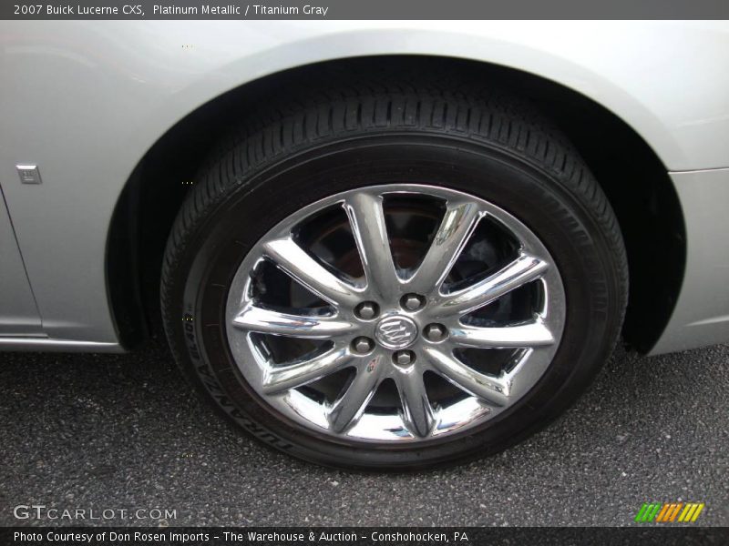 Platinum Metallic / Titanium Gray 2007 Buick Lucerne CXS