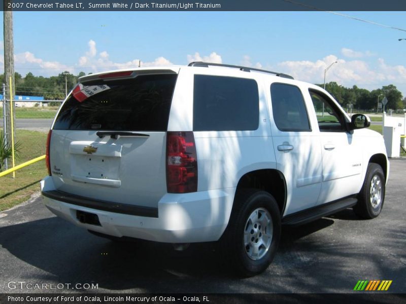 Summit White / Dark Titanium/Light Titanium 2007 Chevrolet Tahoe LT