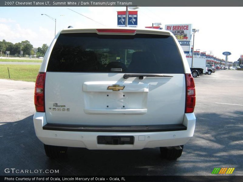 Summit White / Dark Titanium/Light Titanium 2007 Chevrolet Tahoe LT