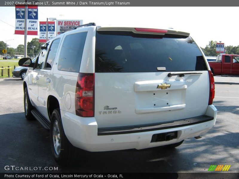 Summit White / Dark Titanium/Light Titanium 2007 Chevrolet Tahoe LT