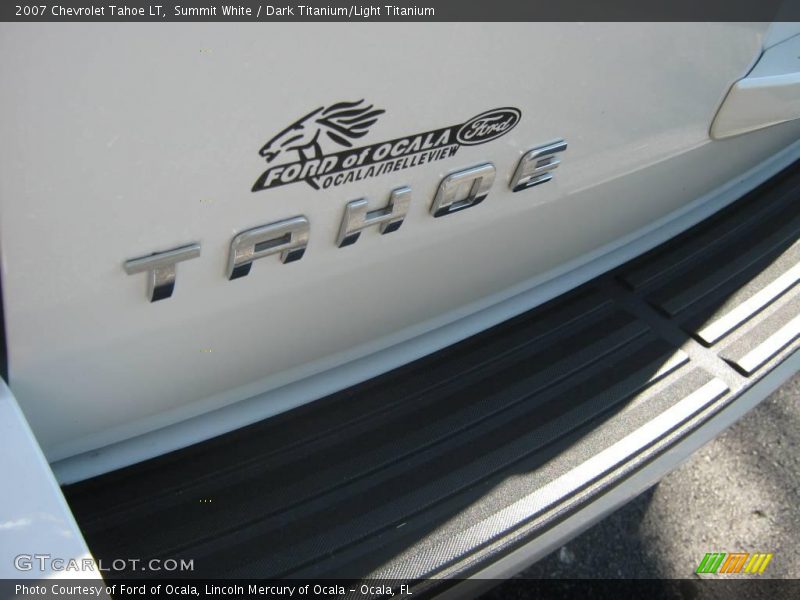 Summit White / Dark Titanium/Light Titanium 2007 Chevrolet Tahoe LT