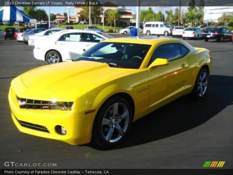 Rally Yellow / Black 2010 Chevrolet Camaro LT Coupe