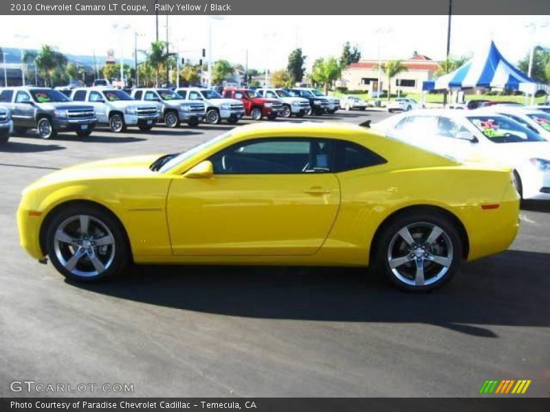 Rally Yellow / Black 2010 Chevrolet Camaro LT Coupe
