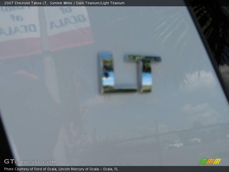 Summit White / Dark Titanium/Light Titanium 2007 Chevrolet Tahoe LT