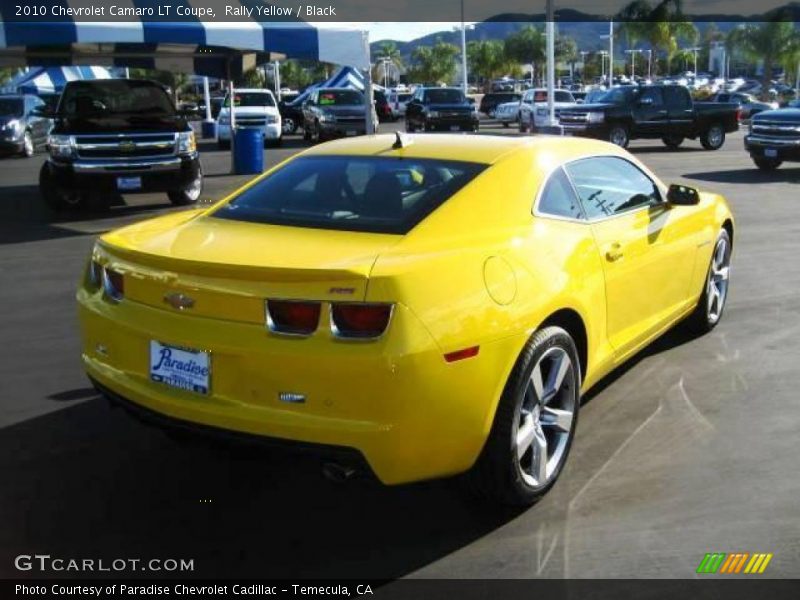 Rally Yellow / Black 2010 Chevrolet Camaro LT Coupe