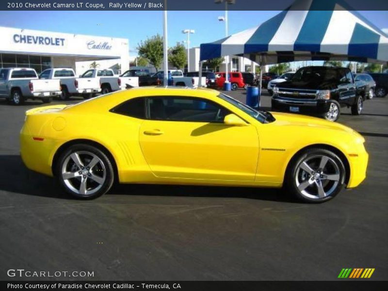 Rally Yellow / Black 2010 Chevrolet Camaro LT Coupe