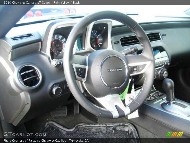 Rally Yellow / Black 2010 Chevrolet Camaro LT Coupe