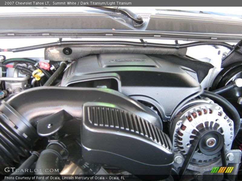 Summit White / Dark Titanium/Light Titanium 2007 Chevrolet Tahoe LT