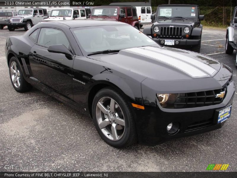 Black / Gray 2010 Chevrolet Camaro LT/RS Coupe