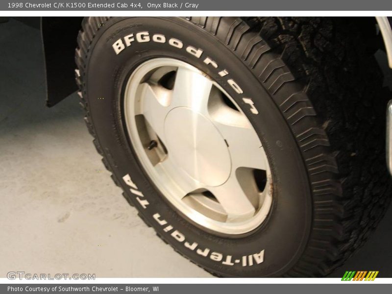 Onyx Black / Gray 1998 Chevrolet C/K K1500 Extended Cab 4x4