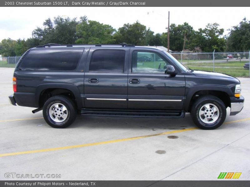 Dark Gray Metallic / Gray/Dark Charcoal 2003 Chevrolet Suburban 1500 LT
