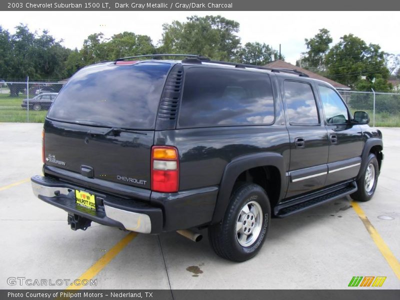 Dark Gray Metallic / Gray/Dark Charcoal 2003 Chevrolet Suburban 1500 LT