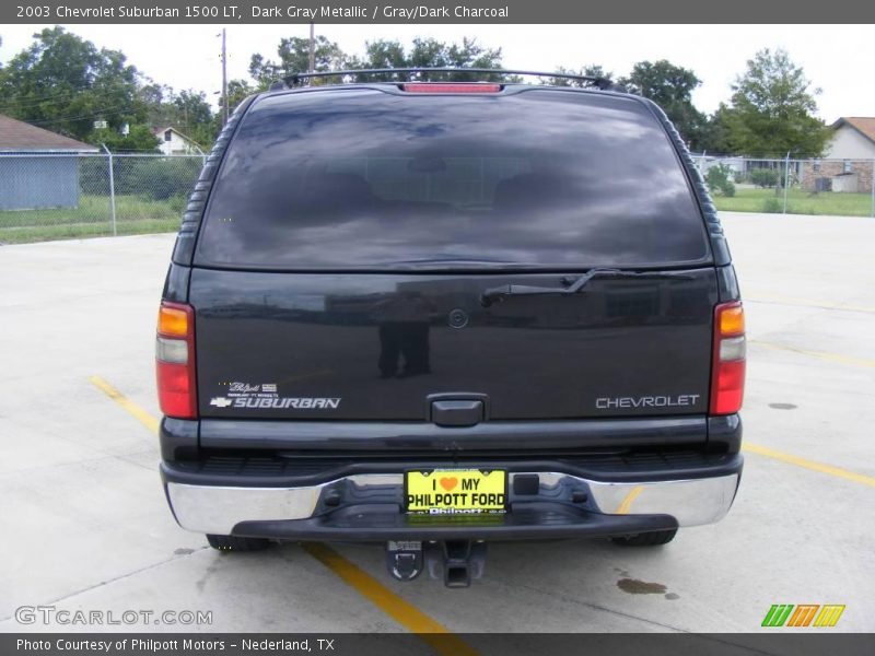 Dark Gray Metallic / Gray/Dark Charcoal 2003 Chevrolet Suburban 1500 LT