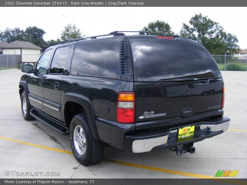 Dark Gray Metallic / Gray/Dark Charcoal 2003 Chevrolet Suburban 1500 LT