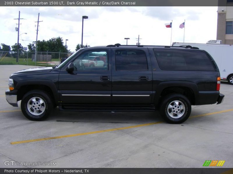 Dark Gray Metallic / Gray/Dark Charcoal 2003 Chevrolet Suburban 1500 LT