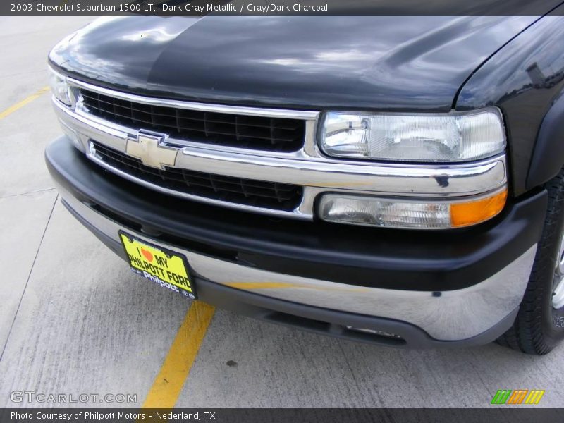 Dark Gray Metallic / Gray/Dark Charcoal 2003 Chevrolet Suburban 1500 LT