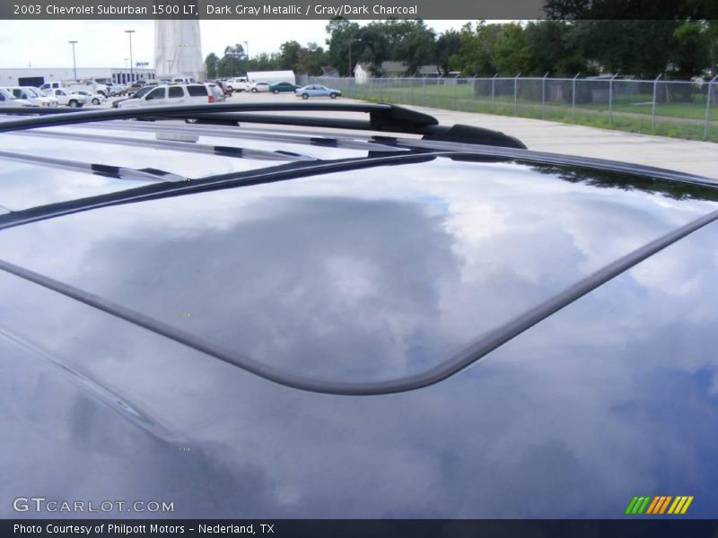 Dark Gray Metallic / Gray/Dark Charcoal 2003 Chevrolet Suburban 1500 LT
