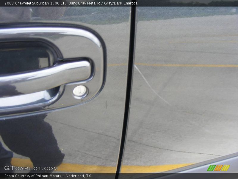Dark Gray Metallic / Gray/Dark Charcoal 2003 Chevrolet Suburban 1500 LT