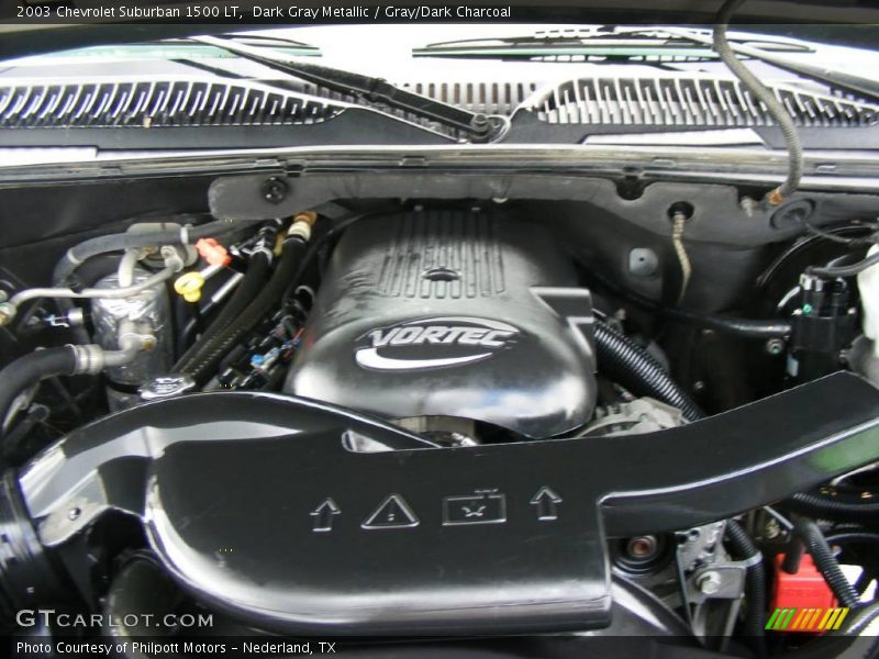 Dark Gray Metallic / Gray/Dark Charcoal 2003 Chevrolet Suburban 1500 LT