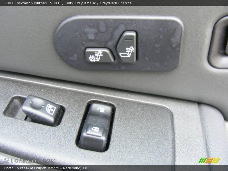 Dark Gray Metallic / Gray/Dark Charcoal 2003 Chevrolet Suburban 1500 LT