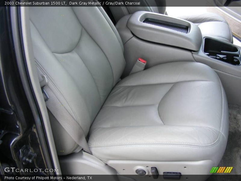 Dark Gray Metallic / Gray/Dark Charcoal 2003 Chevrolet Suburban 1500 LT