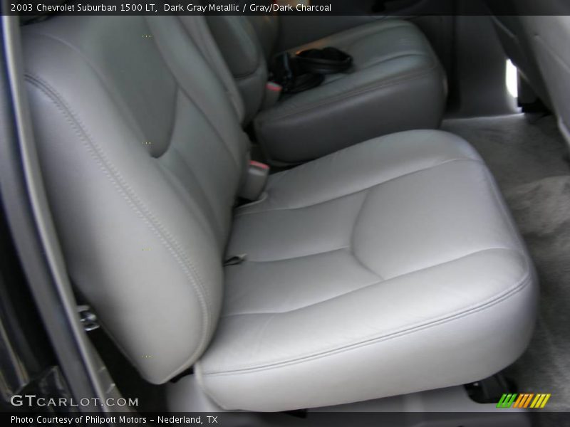 Dark Gray Metallic / Gray/Dark Charcoal 2003 Chevrolet Suburban 1500 LT
