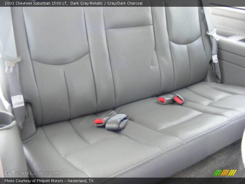 Dark Gray Metallic / Gray/Dark Charcoal 2003 Chevrolet Suburban 1500 LT