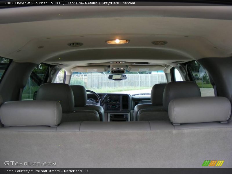 Dark Gray Metallic / Gray/Dark Charcoal 2003 Chevrolet Suburban 1500 LT