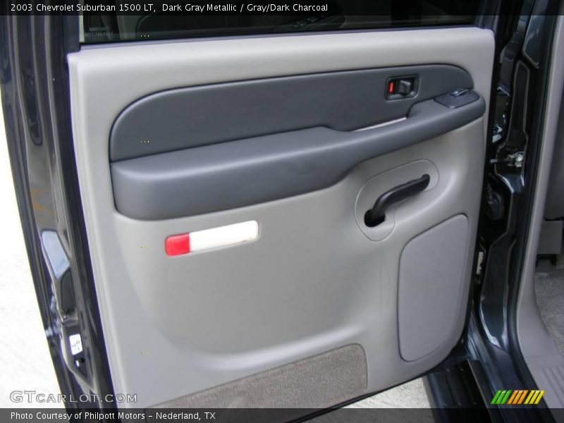 Dark Gray Metallic / Gray/Dark Charcoal 2003 Chevrolet Suburban 1500 LT