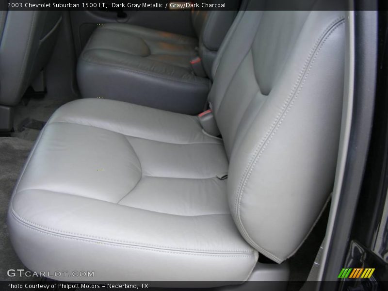 Dark Gray Metallic / Gray/Dark Charcoal 2003 Chevrolet Suburban 1500 LT
