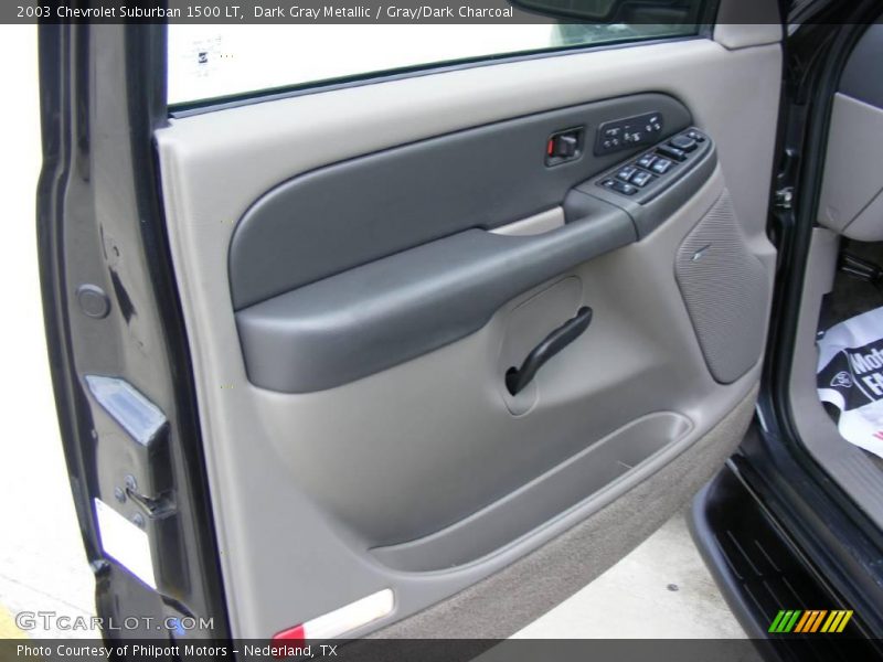 Dark Gray Metallic / Gray/Dark Charcoal 2003 Chevrolet Suburban 1500 LT