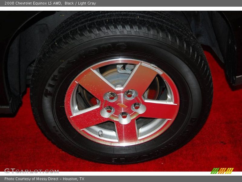 Black / Light Gray 2008 Chevrolet Equinox LS AWD