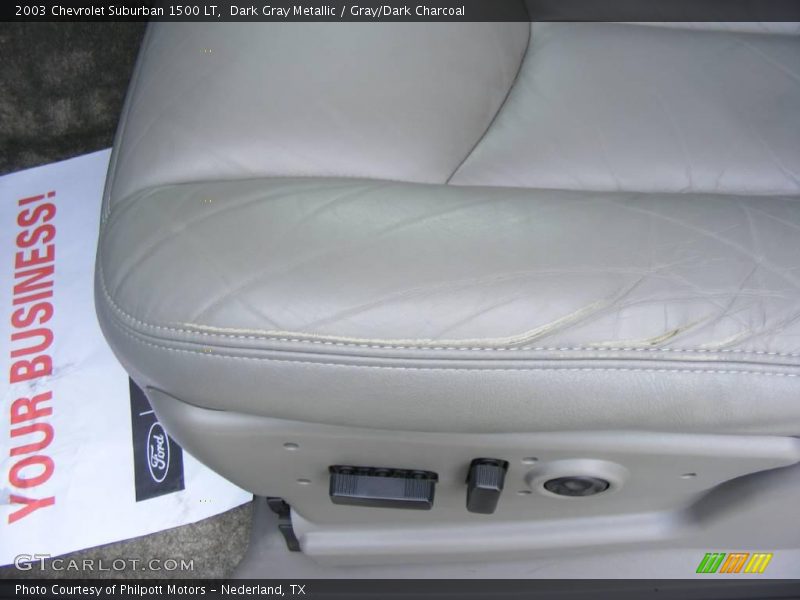 Dark Gray Metallic / Gray/Dark Charcoal 2003 Chevrolet Suburban 1500 LT