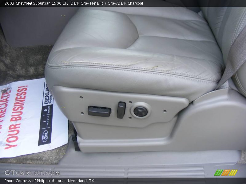 Dark Gray Metallic / Gray/Dark Charcoal 2003 Chevrolet Suburban 1500 LT