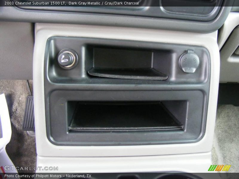 Dark Gray Metallic / Gray/Dark Charcoal 2003 Chevrolet Suburban 1500 LT