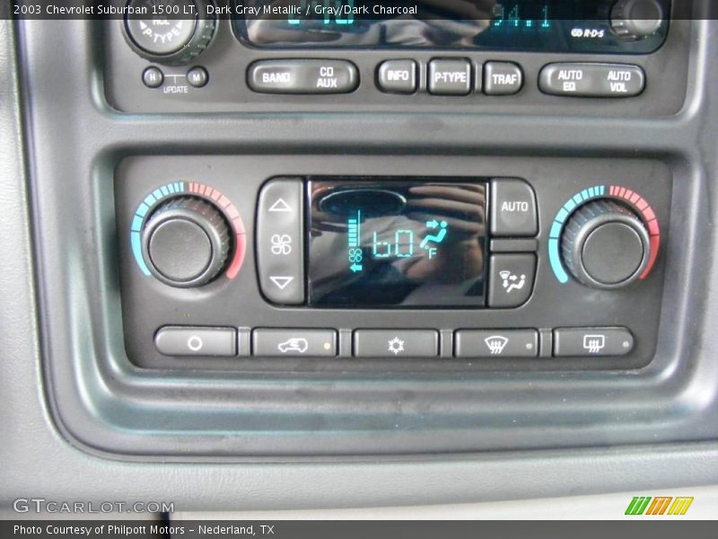 Dark Gray Metallic / Gray/Dark Charcoal 2003 Chevrolet Suburban 1500 LT