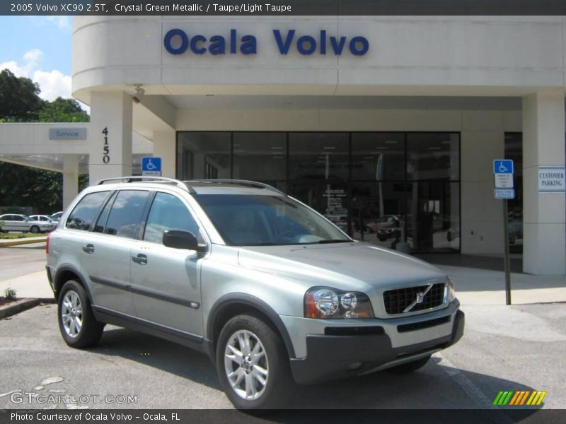 Crystal Green Metallic / Taupe/Light Taupe 2005 Volvo XC90 2.5T