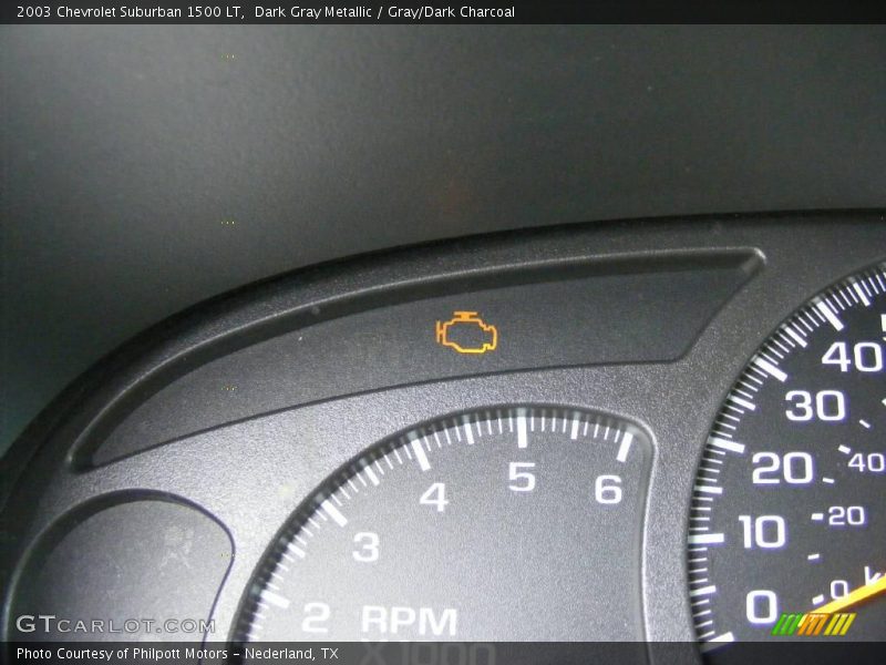 Dark Gray Metallic / Gray/Dark Charcoal 2003 Chevrolet Suburban 1500 LT